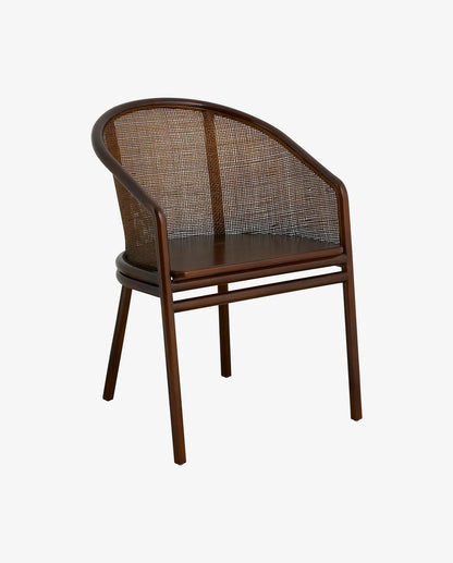 Nordal MOSSO dinner chair, dark brown