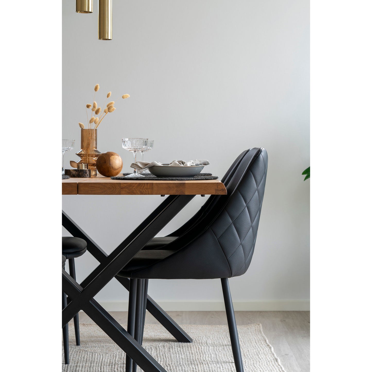 House Nordic Porto Spisebordsstol - Sæt af 2