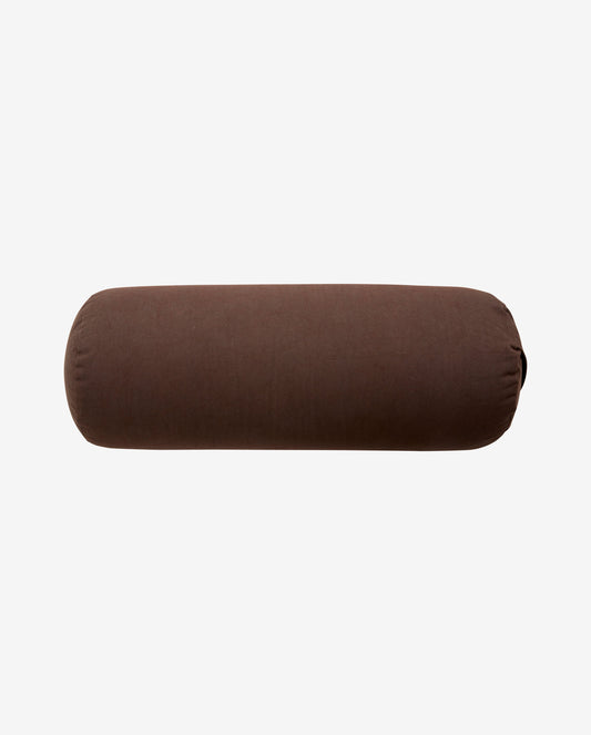 Nordal A/S YOGA bolster, large, round, choco brown