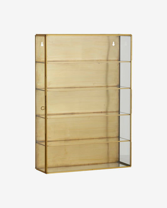 Nordal ADA wall cabinet, M, 4 shelves, gold