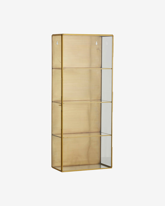 Nordal ADA wall cabinet, L, 3 shelves, gold
