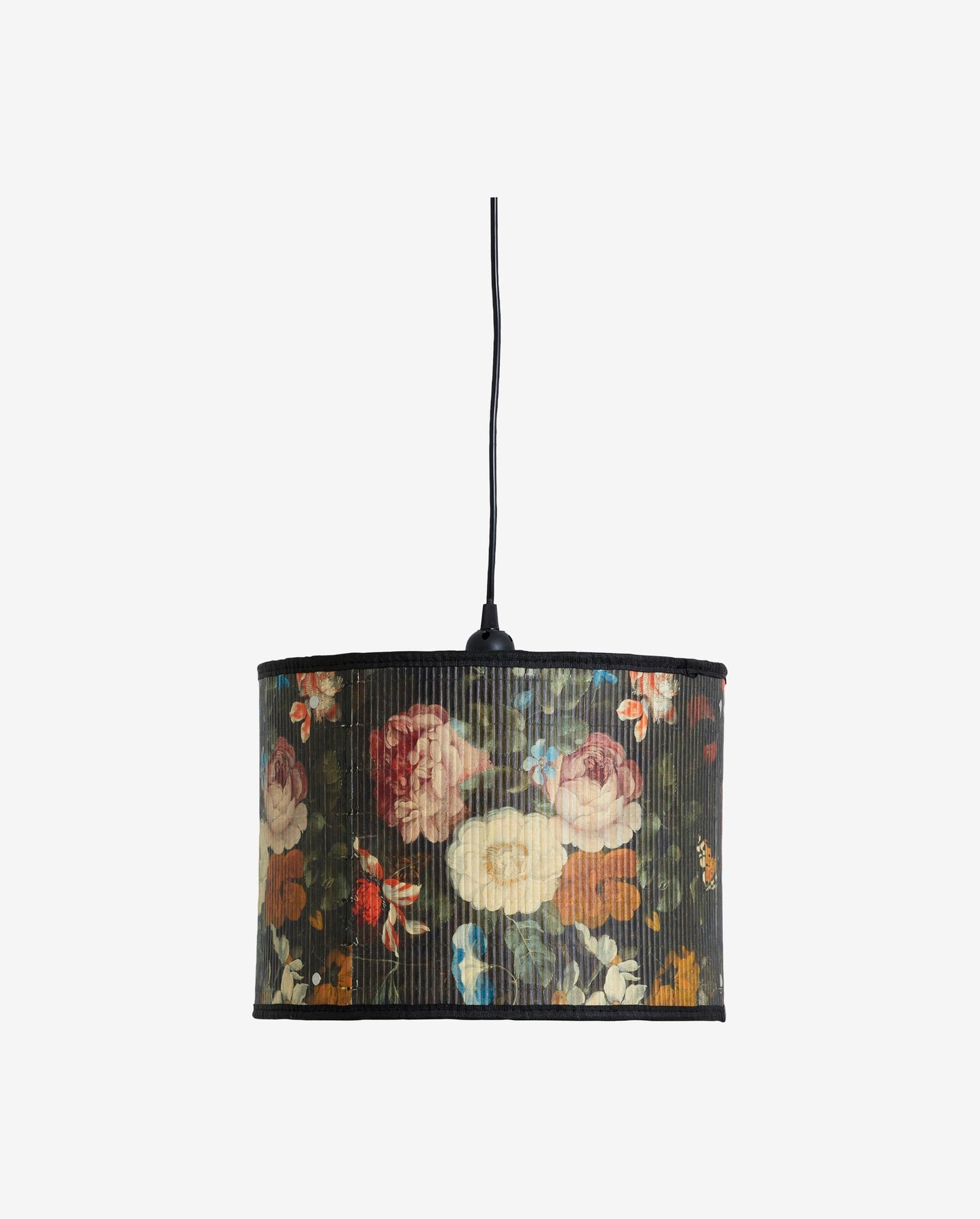 Nordal BAUBO hanging lamp, S, flower print