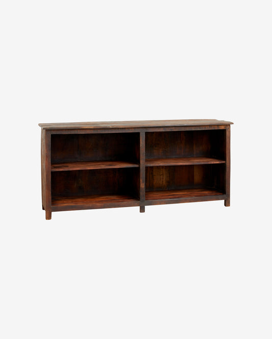 Nordal A/S WOODIE display cabinet, light brown stain finish