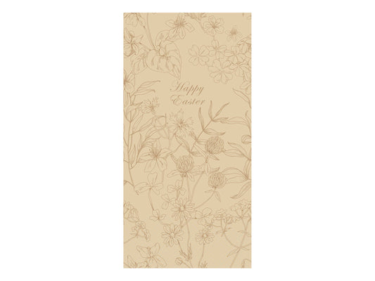 Chic Antique - Serviet m. blomster Happy Easter