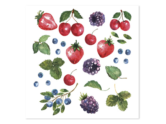 Chic Antique - Serviet med vilde bær
