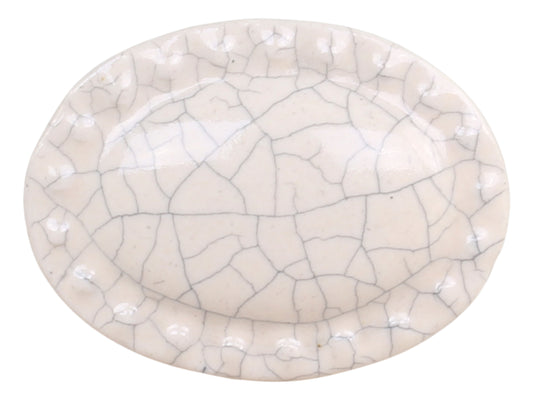 Chic Antique - Greb oval m. krakeleret mønster