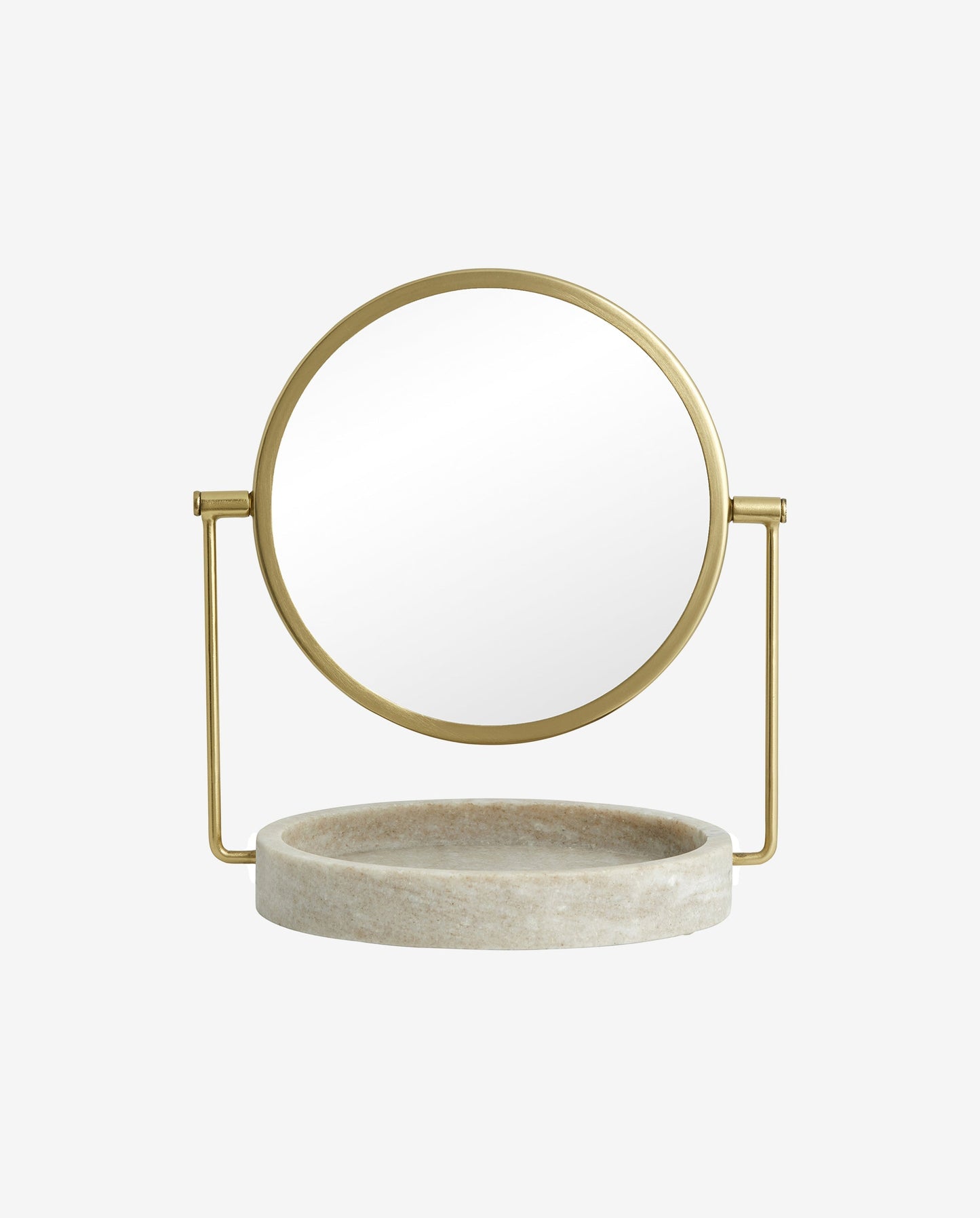 Nordal HAJA table mirror, golden