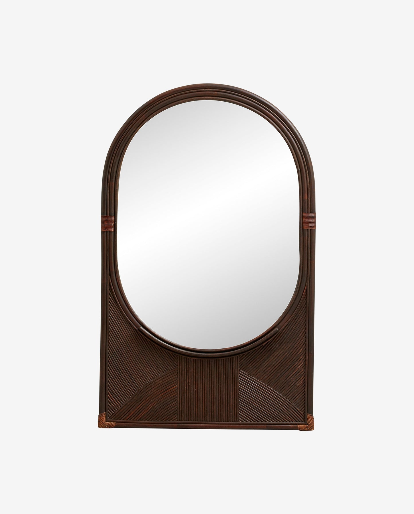 Nordal TURA  mirror w/shelf, M, brown