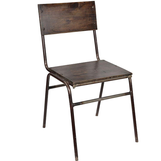 Trademark Living Fresco stol kombination af træ og jern
