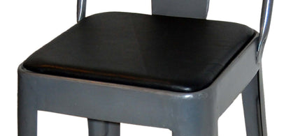 Trademark Living Sitt stolehynde i sort til barstol