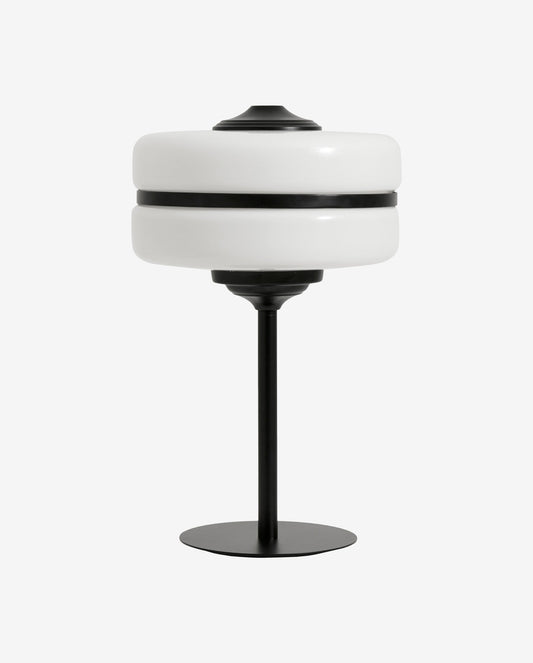 Nordal ICON table lamp, white/black