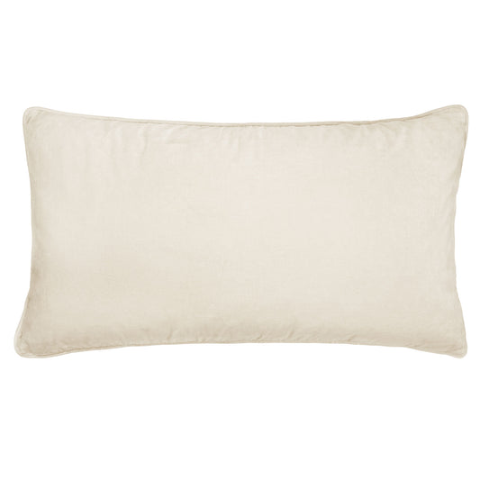 Cozy Living Velvet Soft Gable Cushion Cover  - CREAM