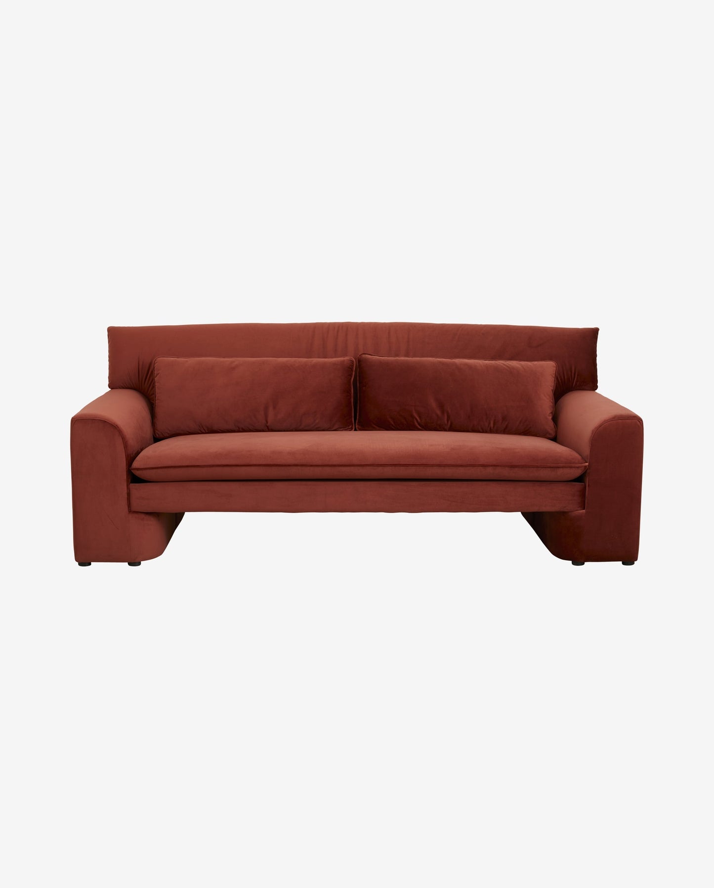 Nordal GEO sofa, rust red