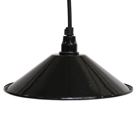 Trademark Living Enamel loftslampe - Sort