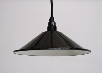 Trademark Living Enamel loftslampe - Sort