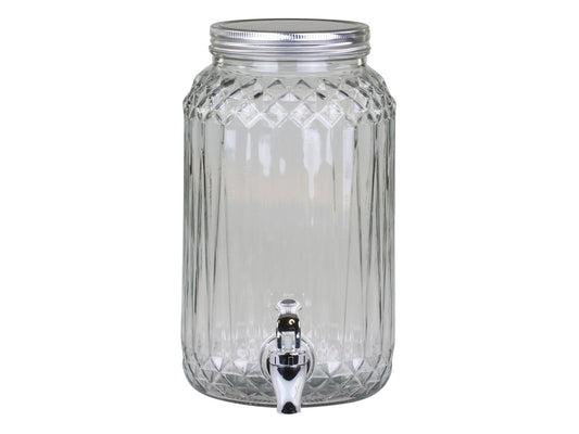 Chic Antique - Dispenser i glas m. taphane 3,5 liter