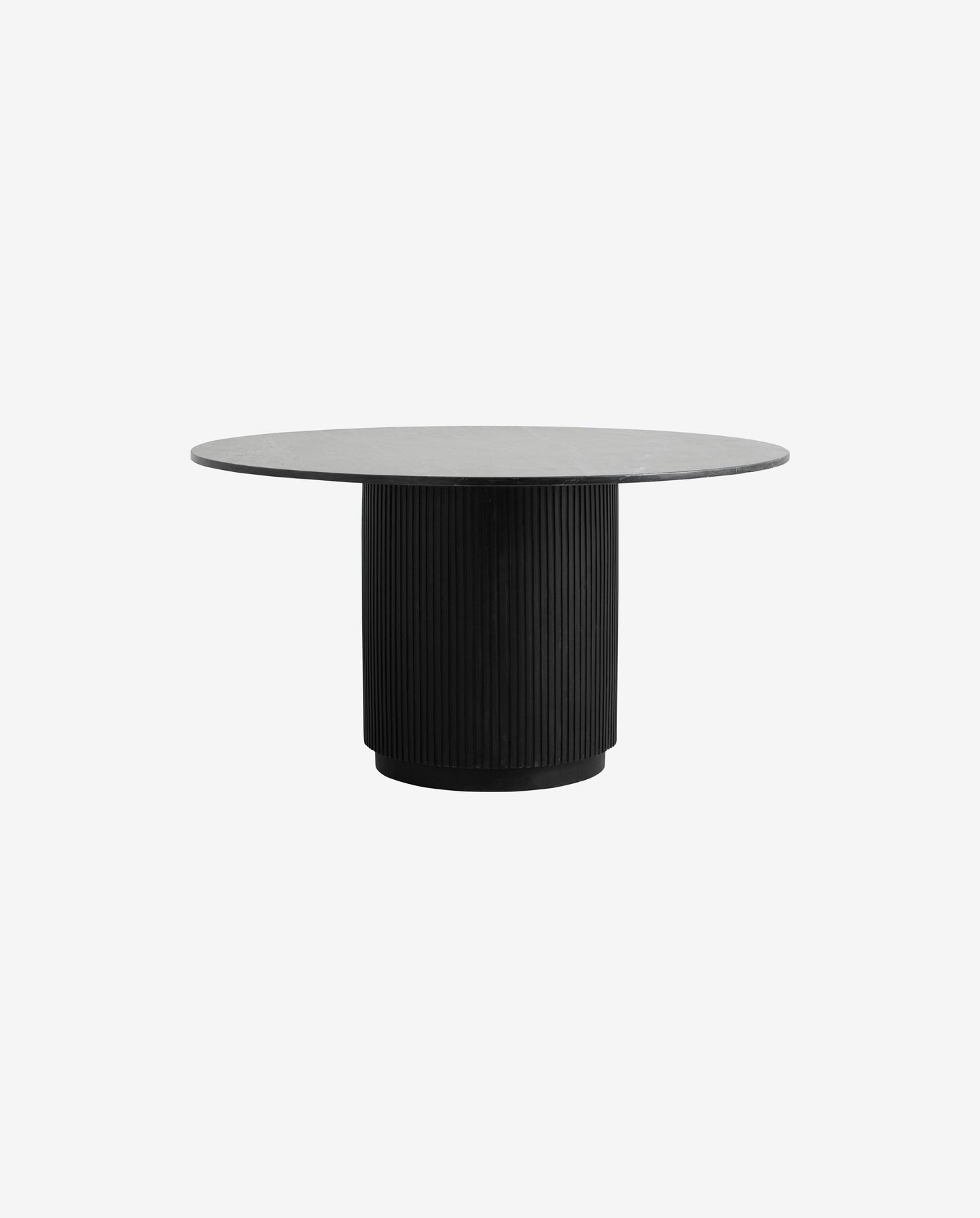 Nordal ERIE round dining table black marble top