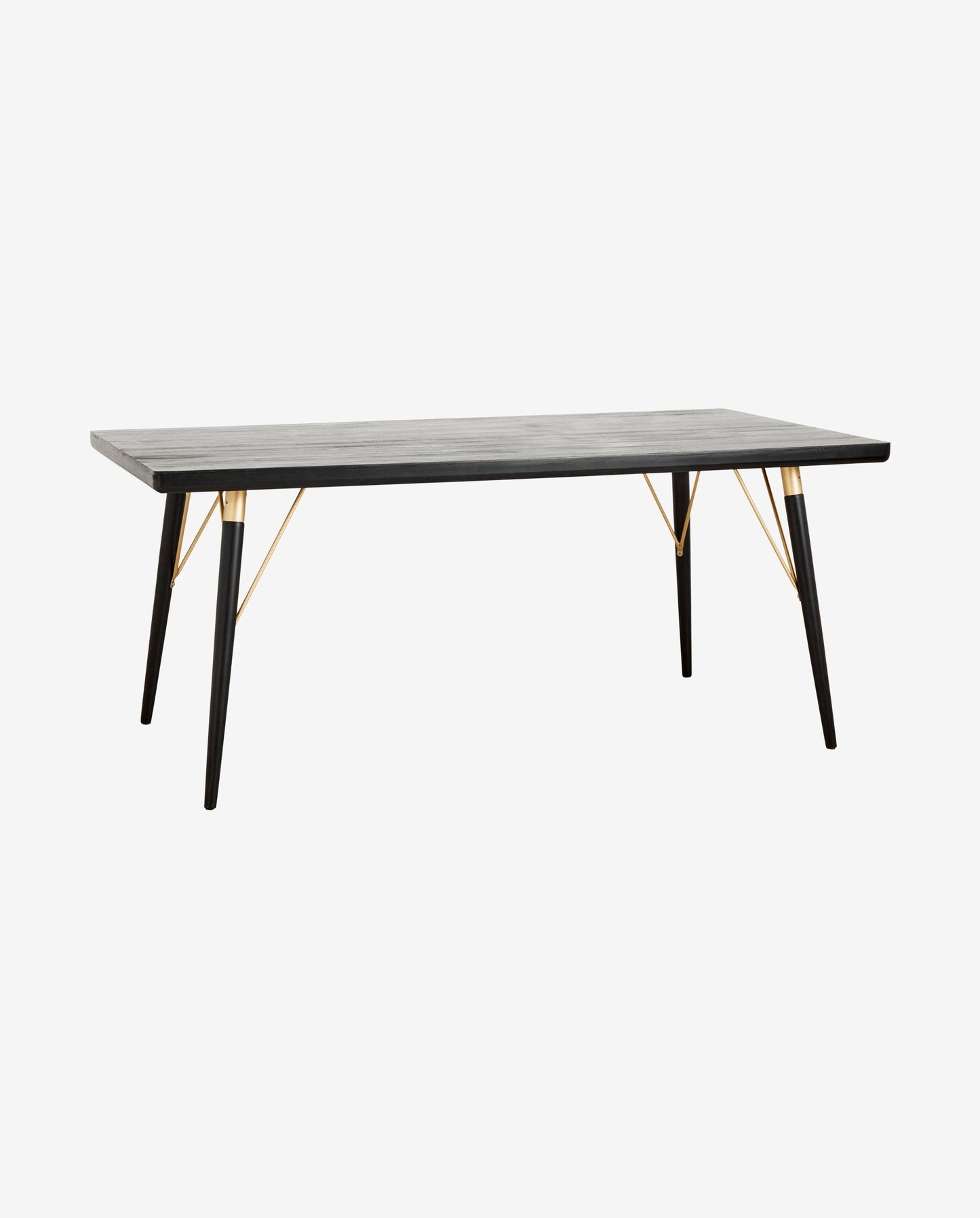 Nordal Dining table, black wood