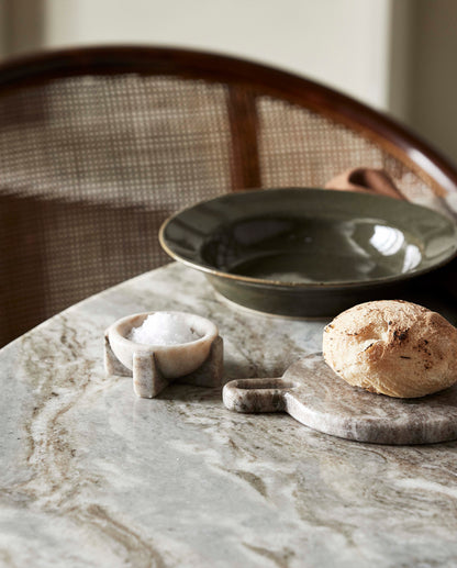 Nordal MERIAN salt dish, brown marble