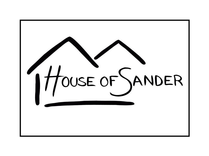 House of Sander Tillægsplader sæt af 2 stk, sort MDF