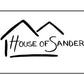House of Sander Tillægsplader sæt af 2 stk, sort MDF