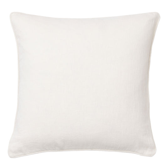 Cozy Living Luxury Light Linen Cushion Cover w. piping - IVORY