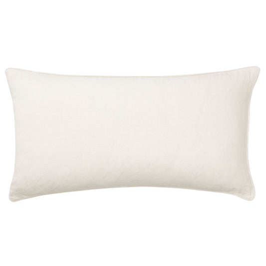 Cozy Living Luxury Light Linen Gable Cushion Cover w. piping - IVORY
