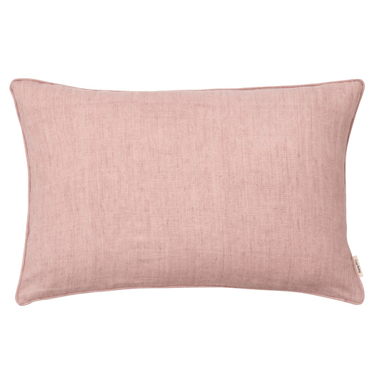 Cozy Living Luxury Light Linen Mini Gable Cushion Cover w. piping - MAGNOLIA