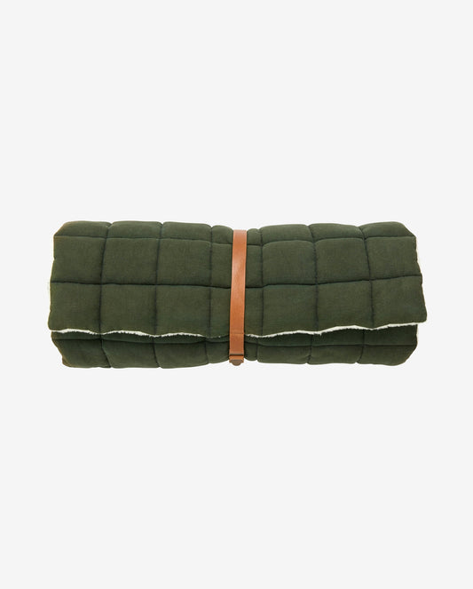 Nordal YIN YOGA mattress w/fur, dark green
