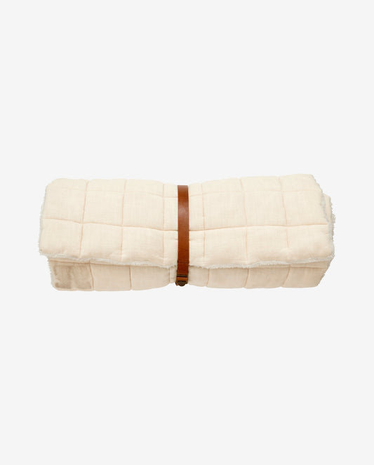 Nordal YIN YOGA mattress w/fur, ivory