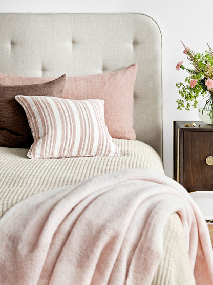 Cozy Living Luxury Light Linen Gable Cushion Cover  - CHESTNUT