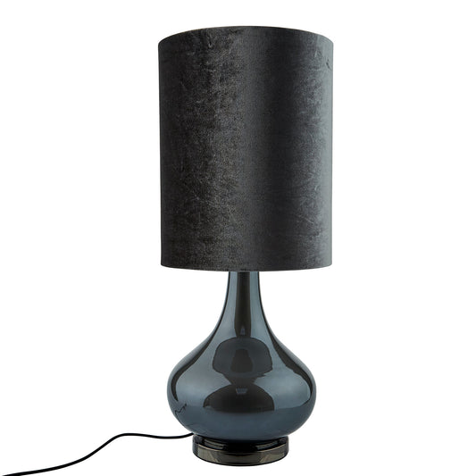 Margit Brandt MB Table lamp w/velvet shade - GREY
