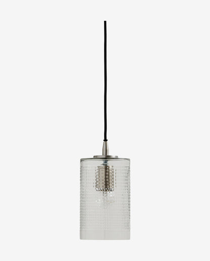 Nordal BRIGHT cylinder hanging lamp, clear