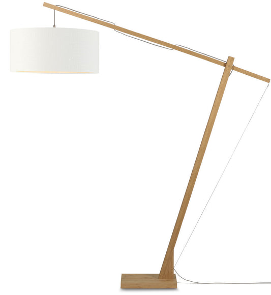 It's About RoMi Floor lamp Montblanc bamboo 6030 eco linen, wit