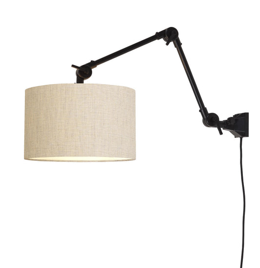 It's About RoMi Wall lamp Amsterdam shade 3220 l.linen, M