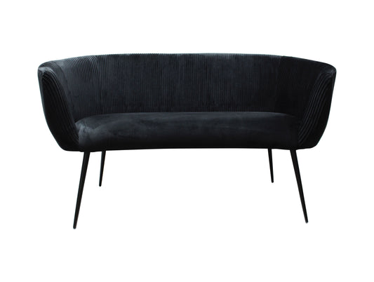 Leitmotiv Sofa Majestic velvet black