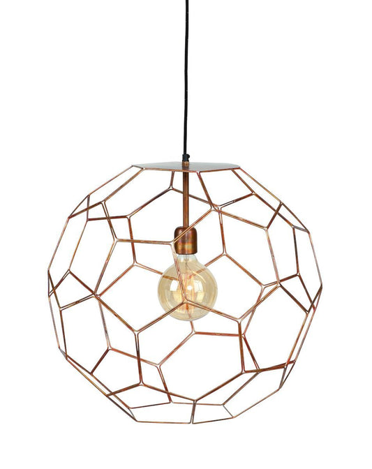 It's About RoMi Hanging lamp iron wire Marrakesh copper, S