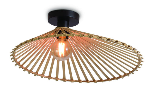 It's About RoMi Ceiling lamp Bromo asymm. dia.50x12cm natural, M