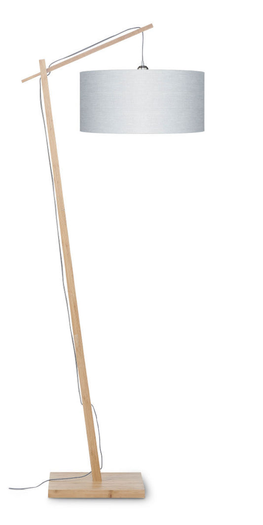 It's About RoMi Floor lamp Andes bamboo 4723, linen l.grey