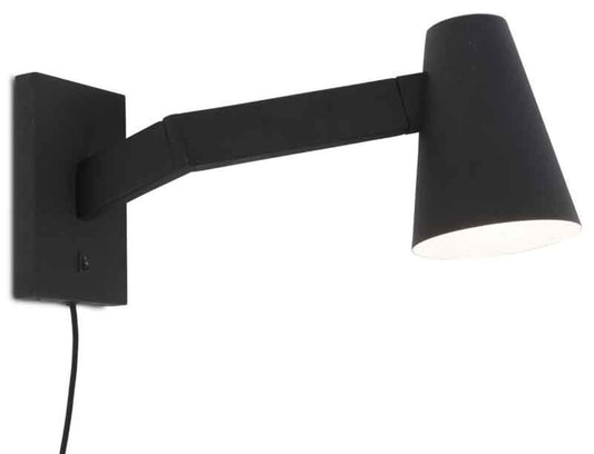 It's About RoMi Wall lamp iron Biarritz, black